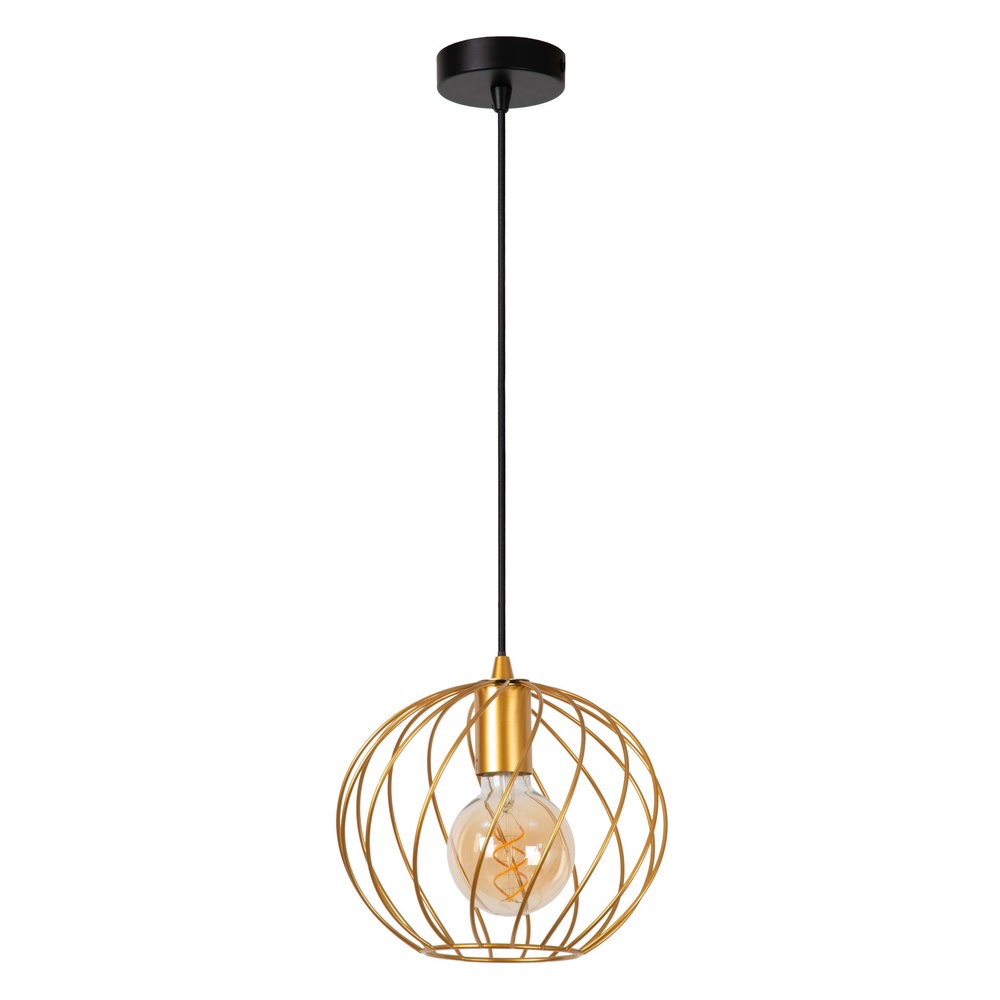 Lucide HanglampDanza Ø 25cm goud - 21428/25/02